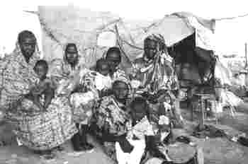 Sudan. W obozie uchodcw.