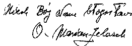 Podpis ojca Mariana elazka