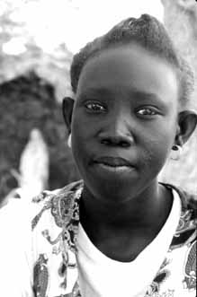 Młoda Sudanka
