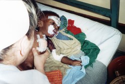 W orodku doywiania w Masaka, Rwanda