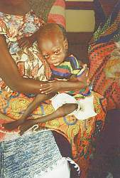 Zagodzone dziecko rwandyjskie