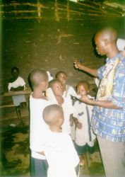 W szkole wiejskiej w Kongo