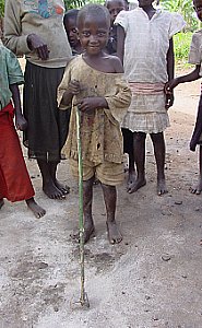 Chłopiec z Rwandy