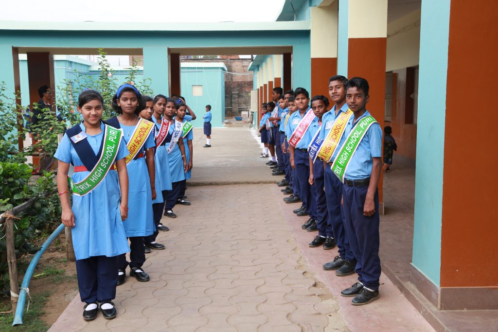 Uczniowie Beatrix School w Puri w Indiach