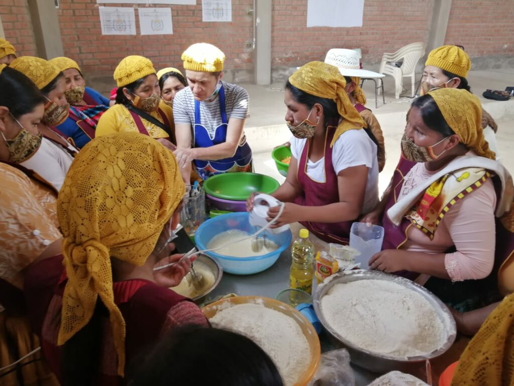 Kurs gotowania dla boliwijskich kobiet
