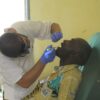 Środki dezynfekujące, higieniczne oraz żywność dla przychodni w Djouth w Kamerunie pomoc Afryce Adopcja Serca Adopcja Duchowa Maitri 02